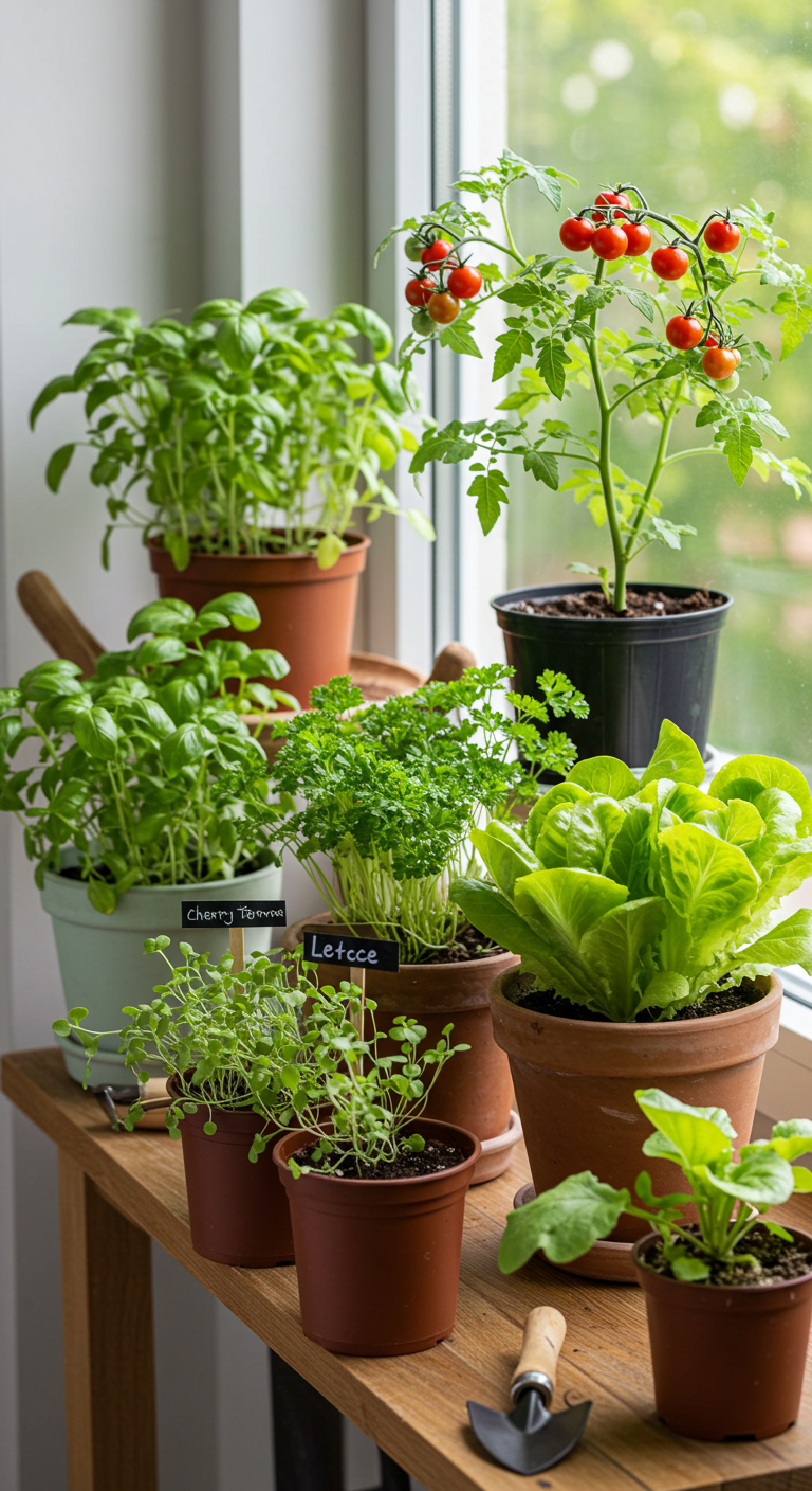 Top 9 Indoor Vegetable Plants for Small Spaces