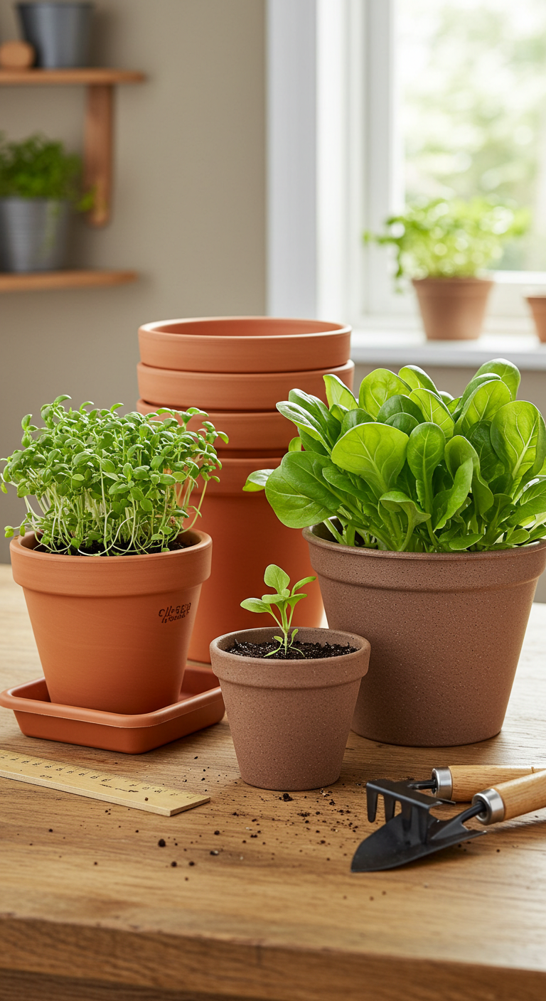 How to Choose the Right Pot for Indoor Vegetables