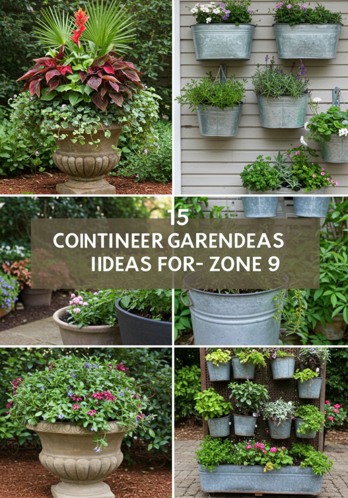 Container Garden Ideas for Zone 9