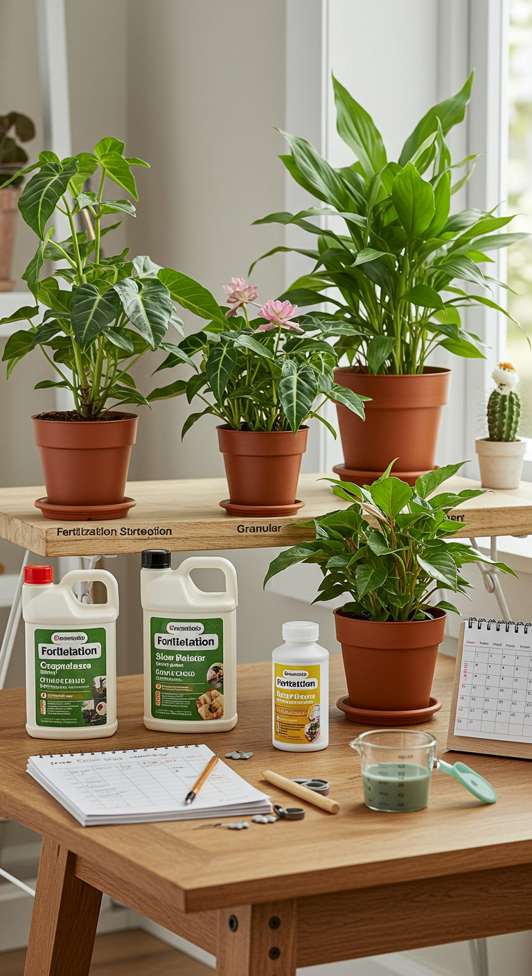 Fertilization Strategies for Indoor Plant Success