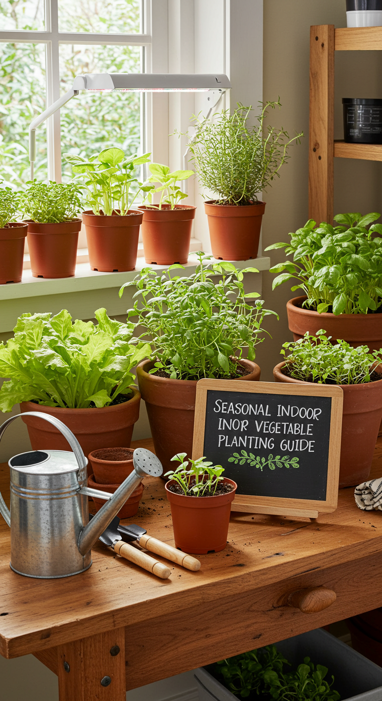 Seasonal Indoor Vegetable Planting Guide