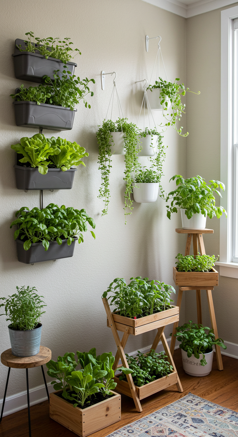 Creative Ways to Display Indoor Vegetable Plants