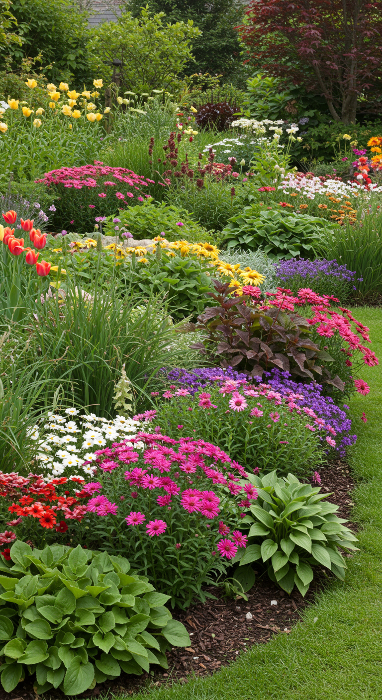 Mix Perennials for Year-Round Interest