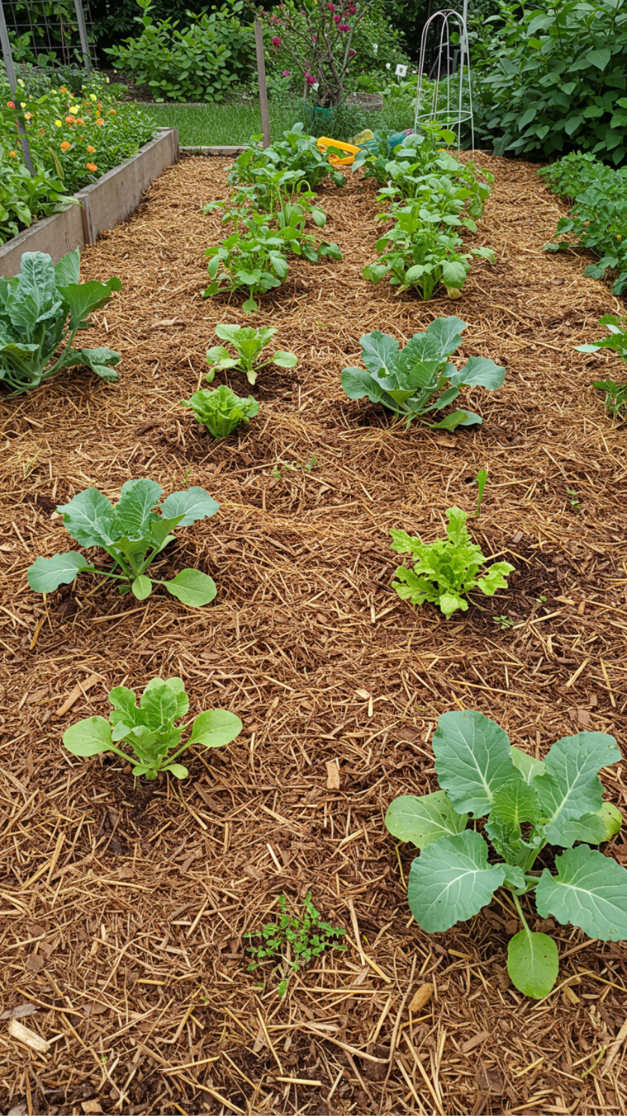 Using Organic Mulching Methods to Retain Moisture and Suppress Weeds