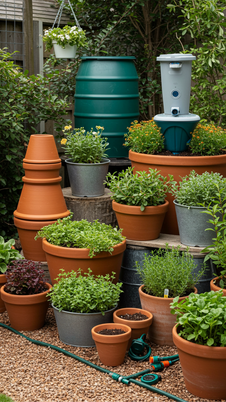 Water-Saving Container Gardening Techniques for Sustainable Spaces