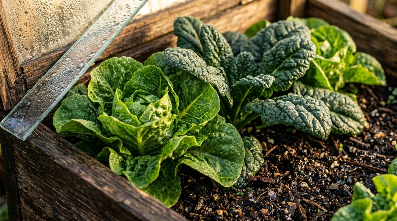 DIY Cold Frame Greenhouse for winter crop extension