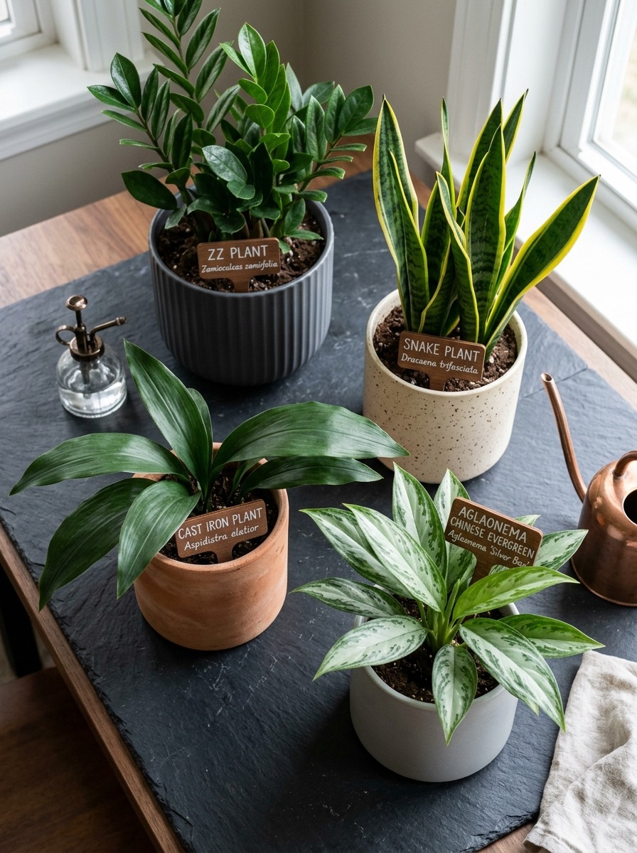 Top low light houseplants lineup for dark rooms and apartments