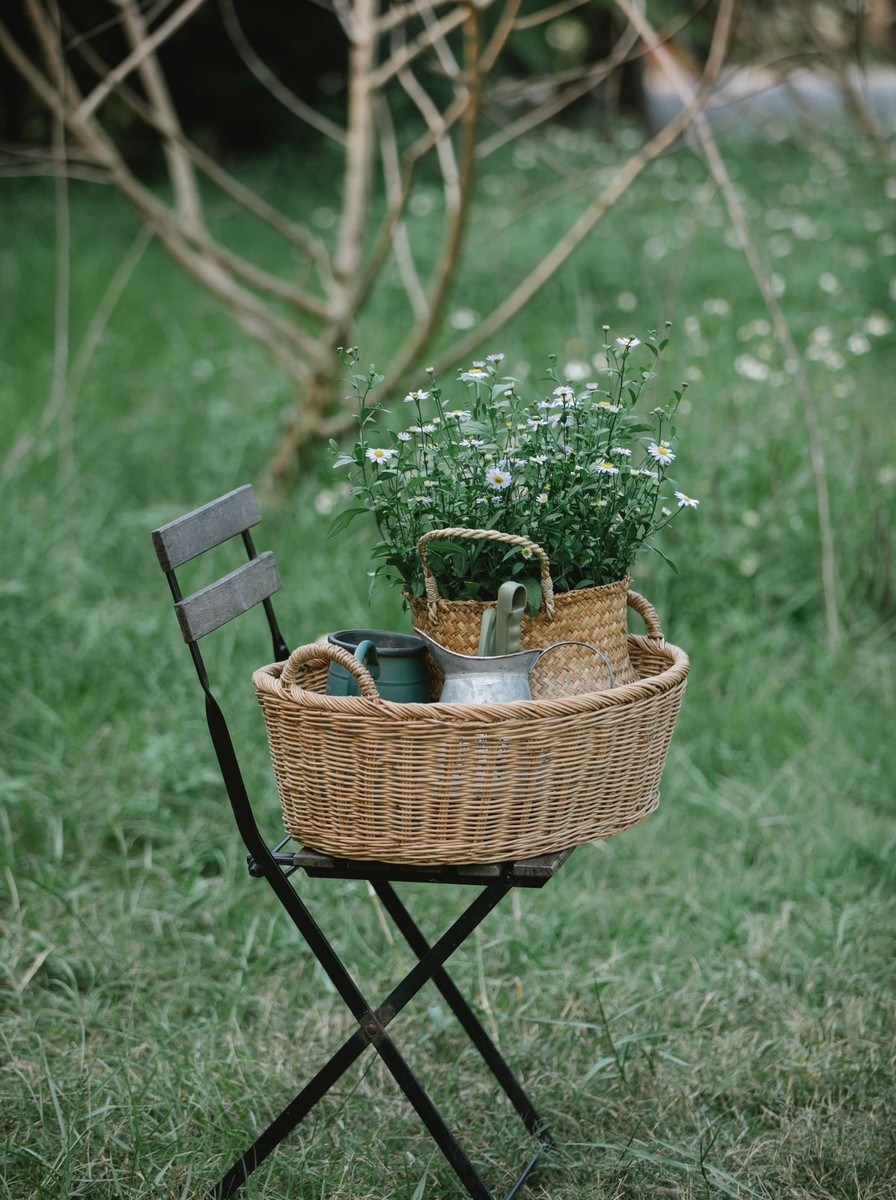 Perennial border vertical tier layering arrangement