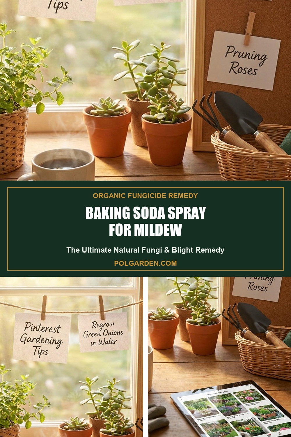 Baking Soda Miracle Spray for Powdery Mildew