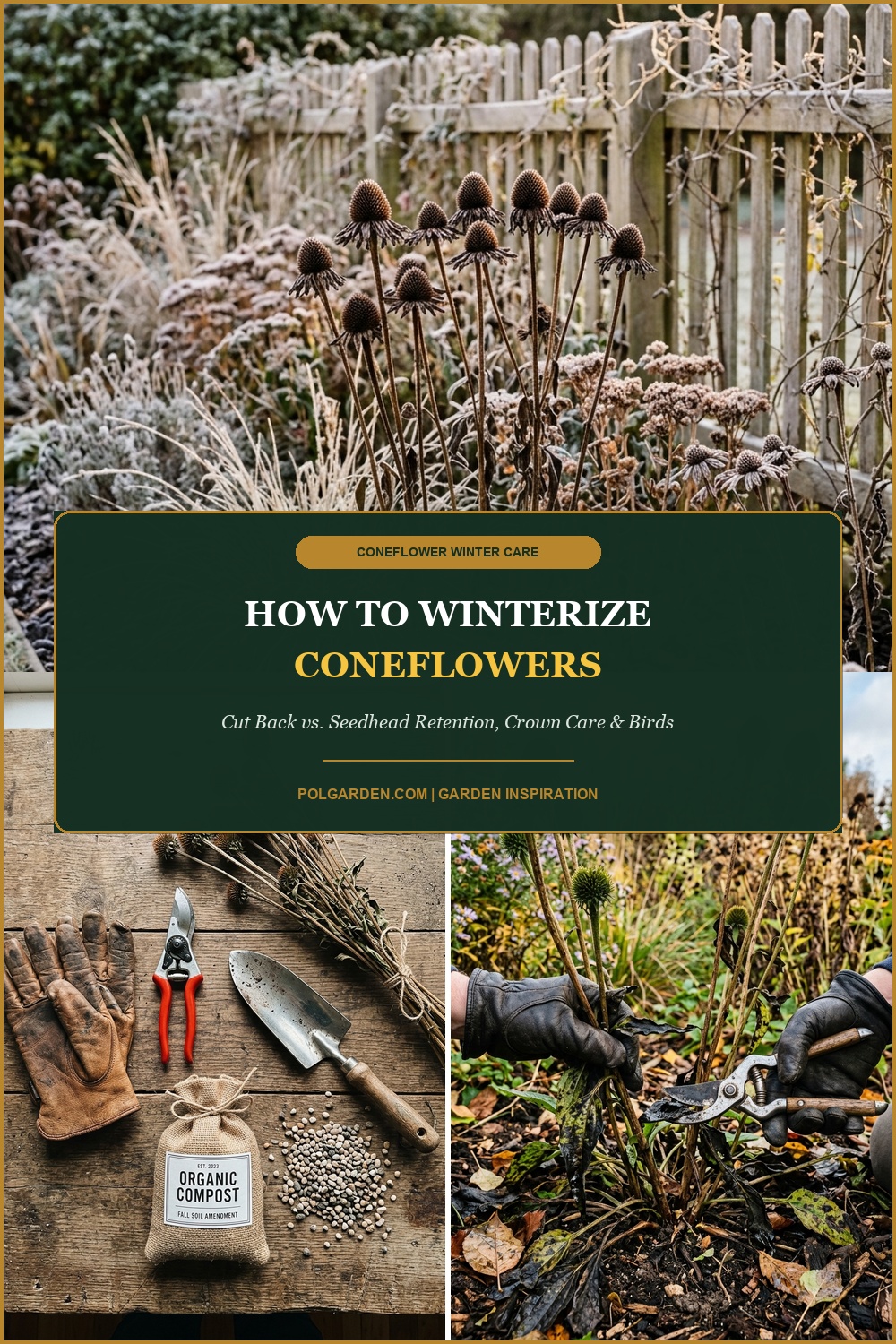 How to Winterize Coneflowers (Echinacea): Crown Care & Bird Guide