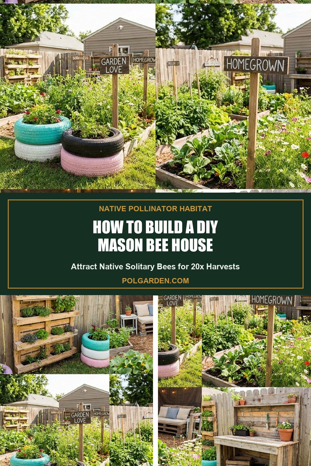DIY Mason Bee House: Attract Gentle Native Pollinators