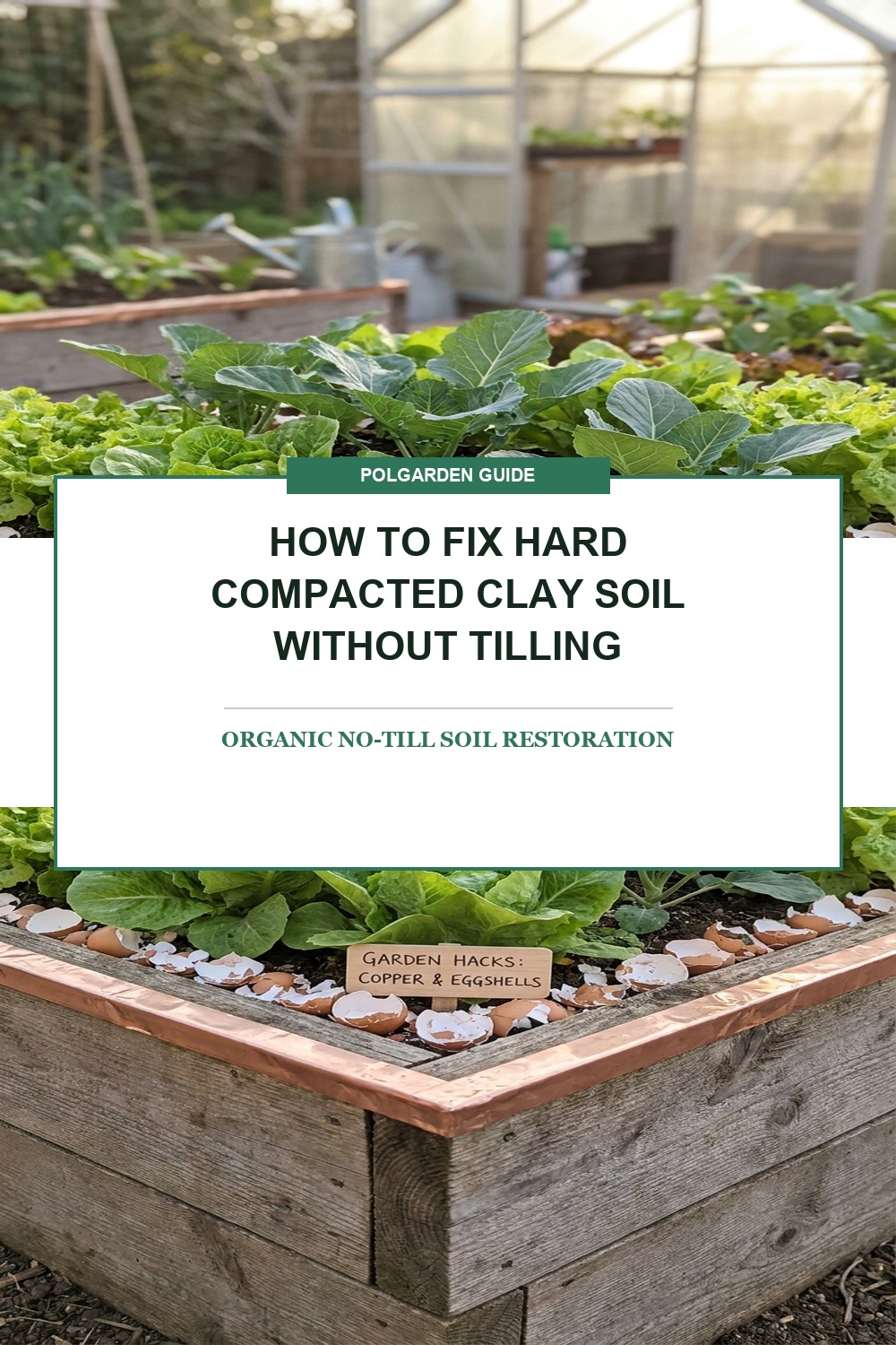How to Fix Compacted Clay Soil Fast Without Heavy Machinery Pinterest Pin Blueprint