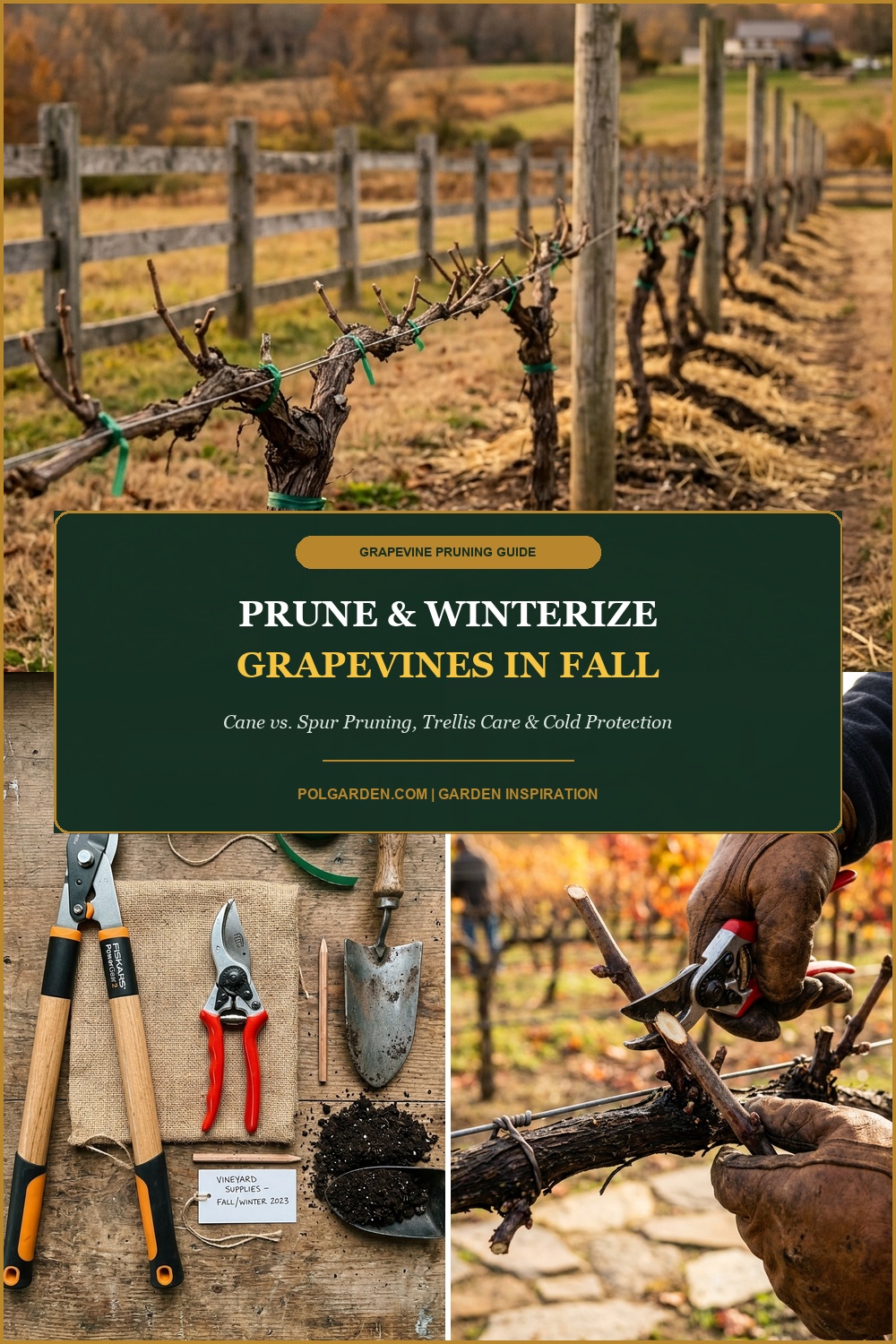 How to Prune and Winterize Grapevines: Cane vs. Spur Pruning Guide