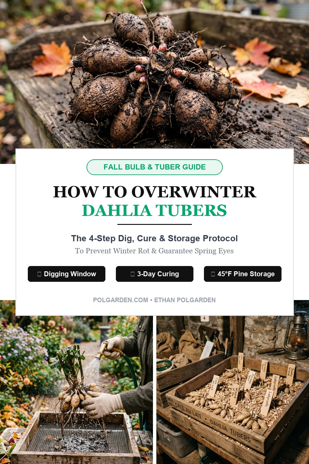 How to Overwinter Dahlia Tubers Pinterest Pin Blueprint