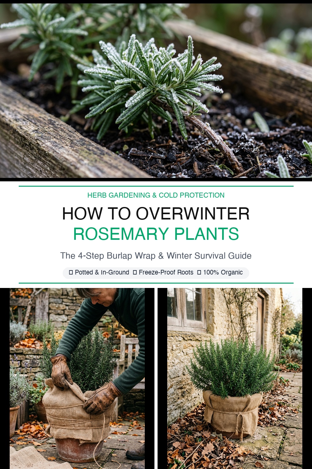 How to Overwinter Rosemary: The 4-Step Cold Protection & Potted Winter Care Guide