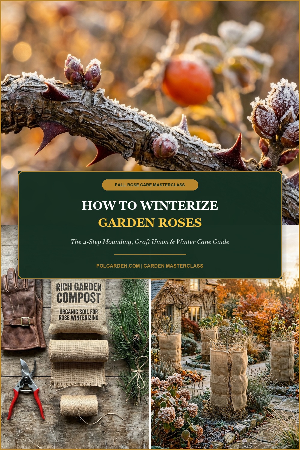 How to Winterize Roses: The 4-Step Mounding, Graft Union and Winter Cane Care Guide